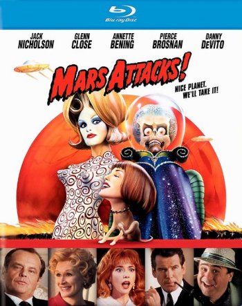 Смотреть онлайн Марс атакует! / Mars Attacks! (1996) 